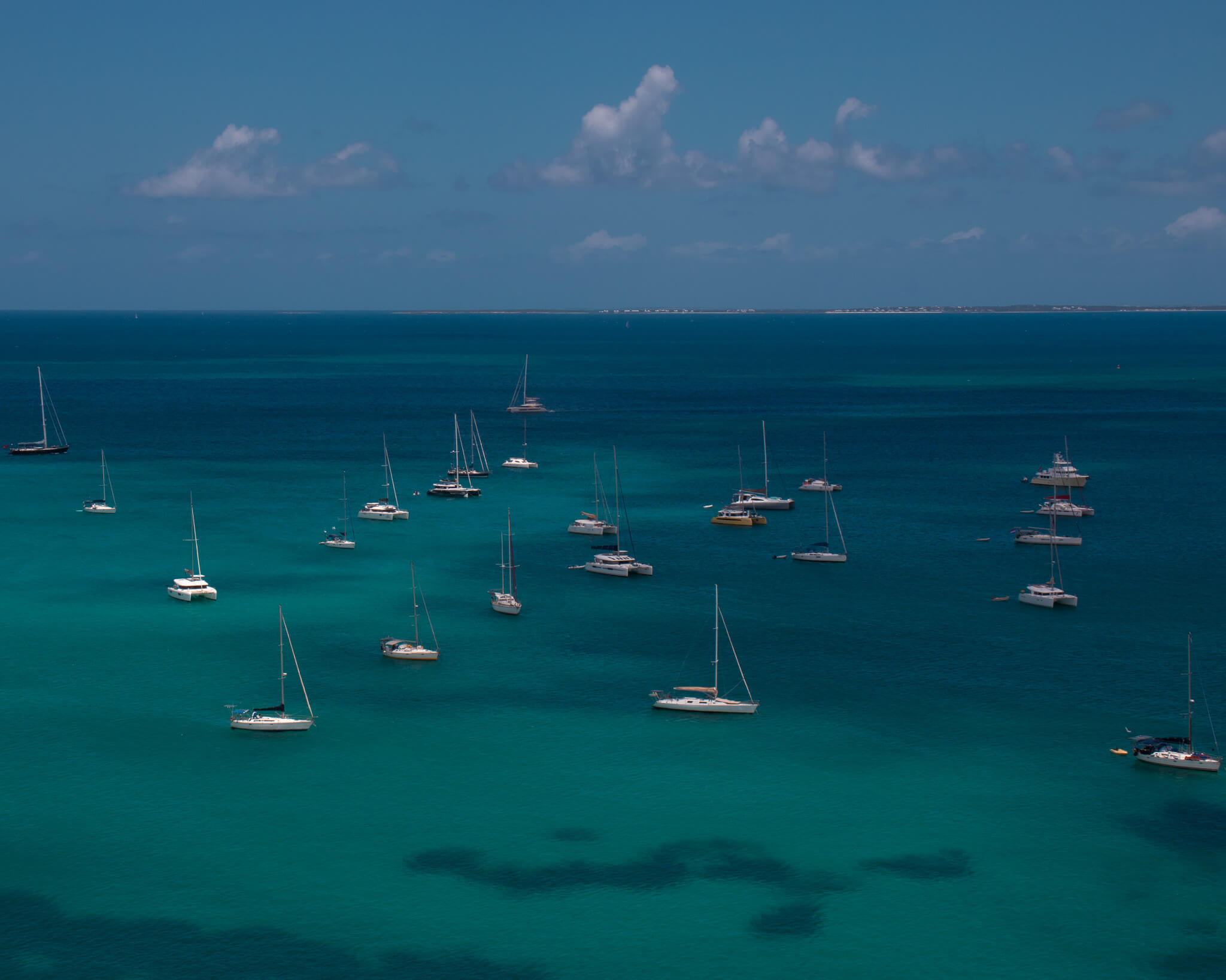 View of Baie de Marigot from Fort Louis