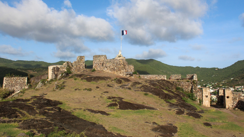 Fort Louis on French side St. Martin