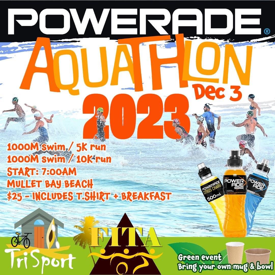 Aquathalon 2023 at Mullet Bay Beach