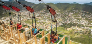 The Flying Dutchman zipline at Rainforest Adventures at Rockland Estate Park Cul de Sac Sint Maarten