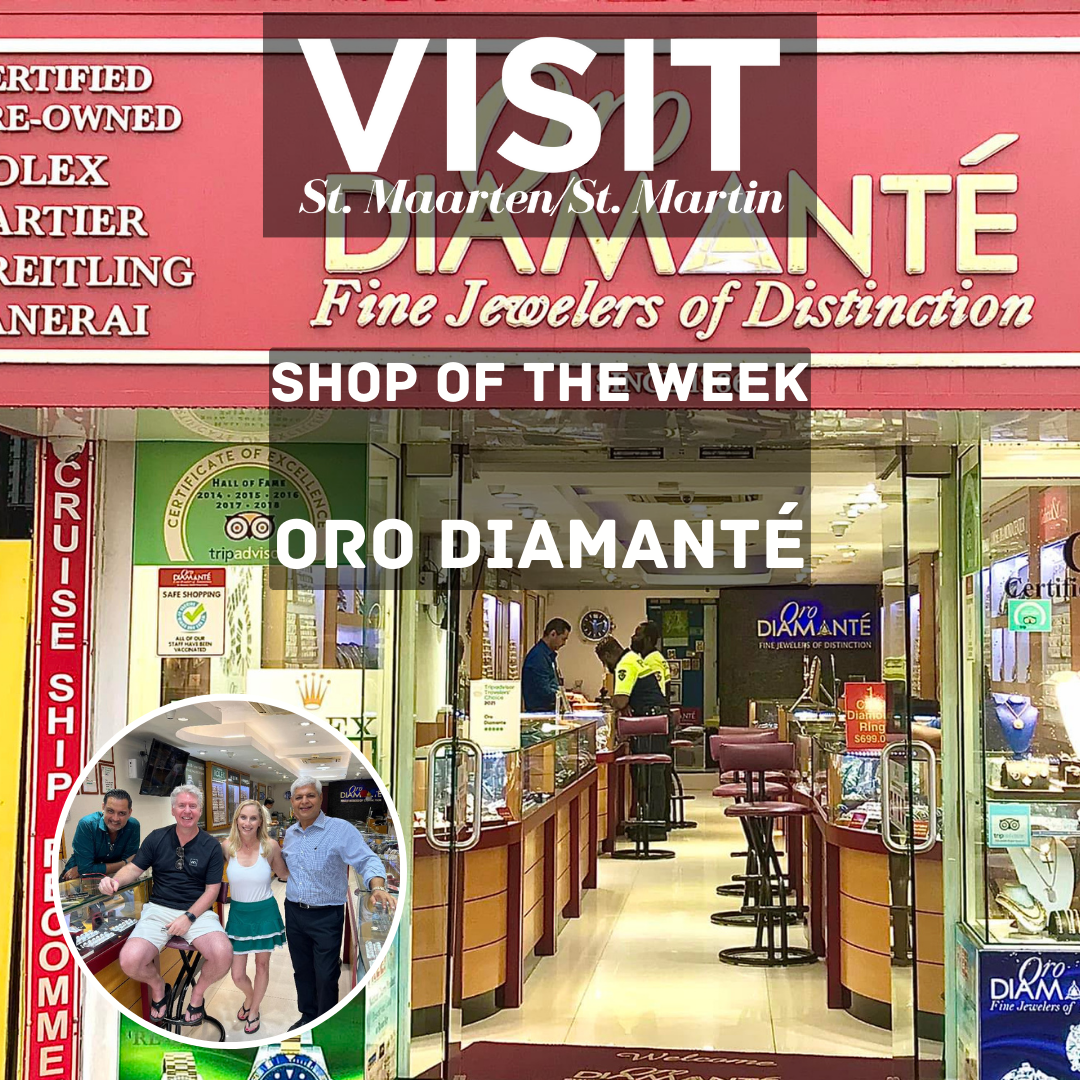 Oro diamante fine jewelers on frontstreet st. maarten