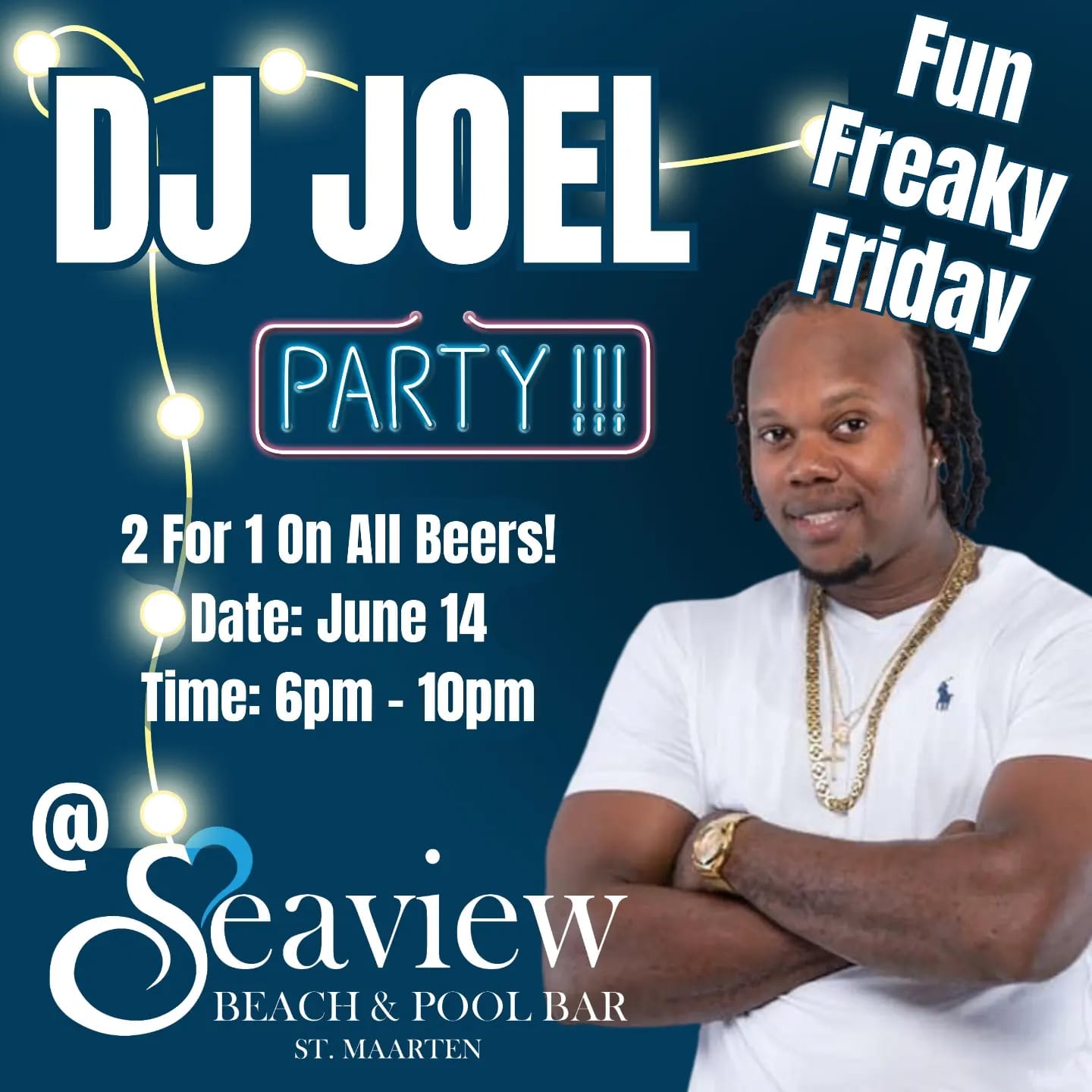 DJ Joel at Seaview Beach hotel