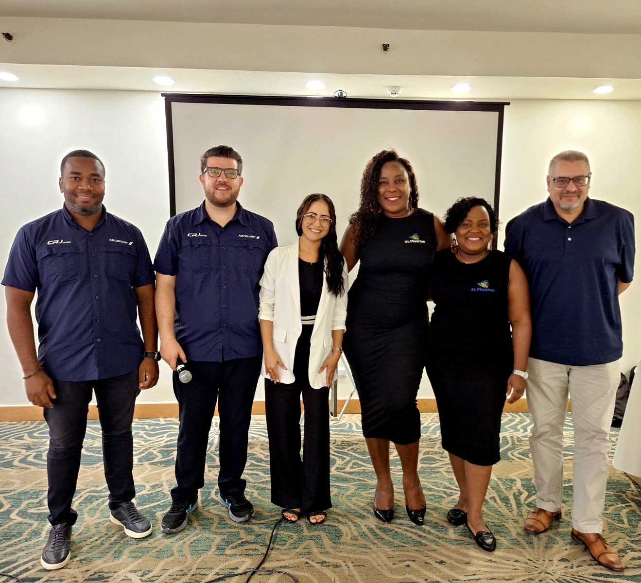 a delegation of representatives from St. Maarten, comprised of St. Maarten Tourism Bureau (STB), STB's Caribbean Agent (IMBRACE) and Director of Operations FIT, Rising Sun Tours.