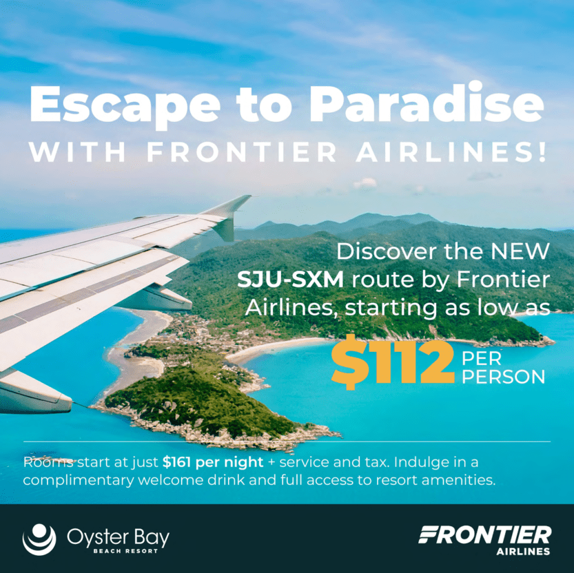 Frontier Airlines special with Oyster Bay Beach Resort