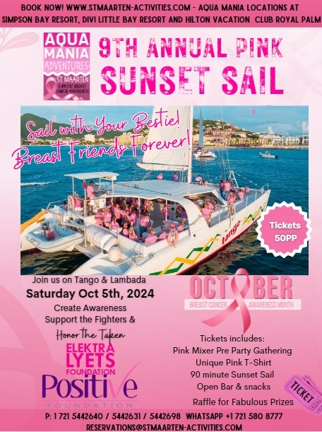 9th annual pink sunset sail with aqua mania adventure