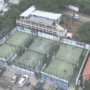 Picture form above of the SXM Group Padel Courts