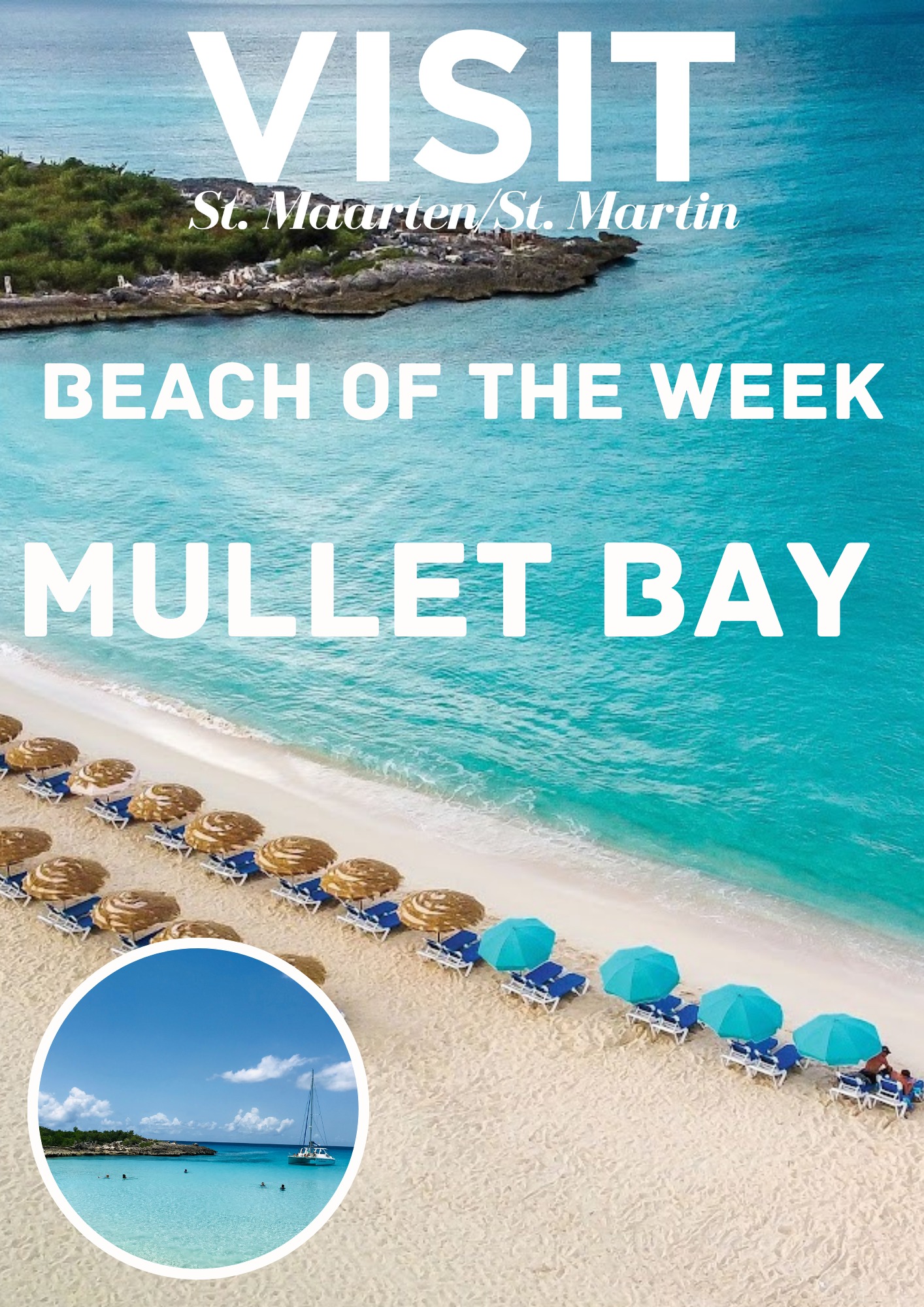 Beach of the week, Mullet Bay Beach St Maarten, St Martin, St Martyn, Local beach