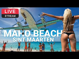 Showme Caribbean, Maho Beach livetsream, princess Juliana International Airport