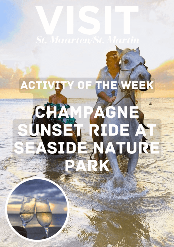 champagne sunset ride at seaside nature park