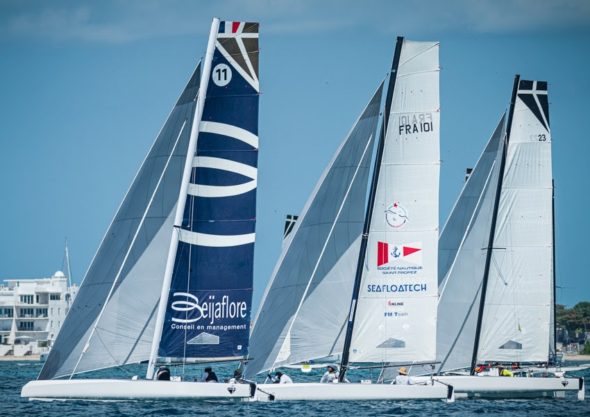 picture of 3 boats by the heineken regatta