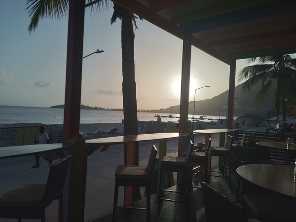 Photo of the week, sunset at the Philipsburg Board Walk