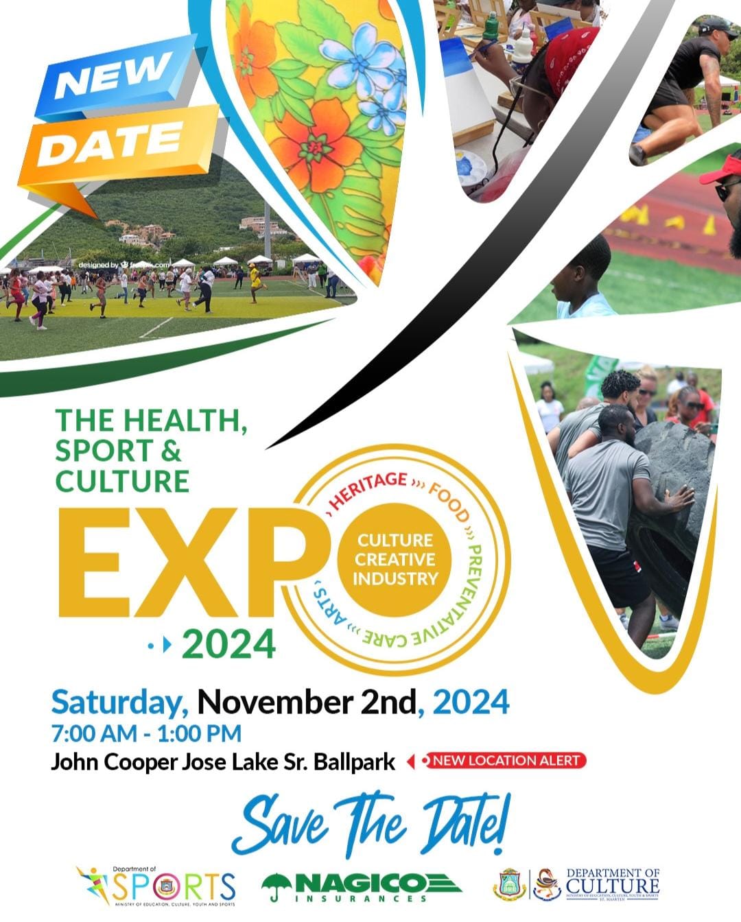 The Health sport and culture expo poster