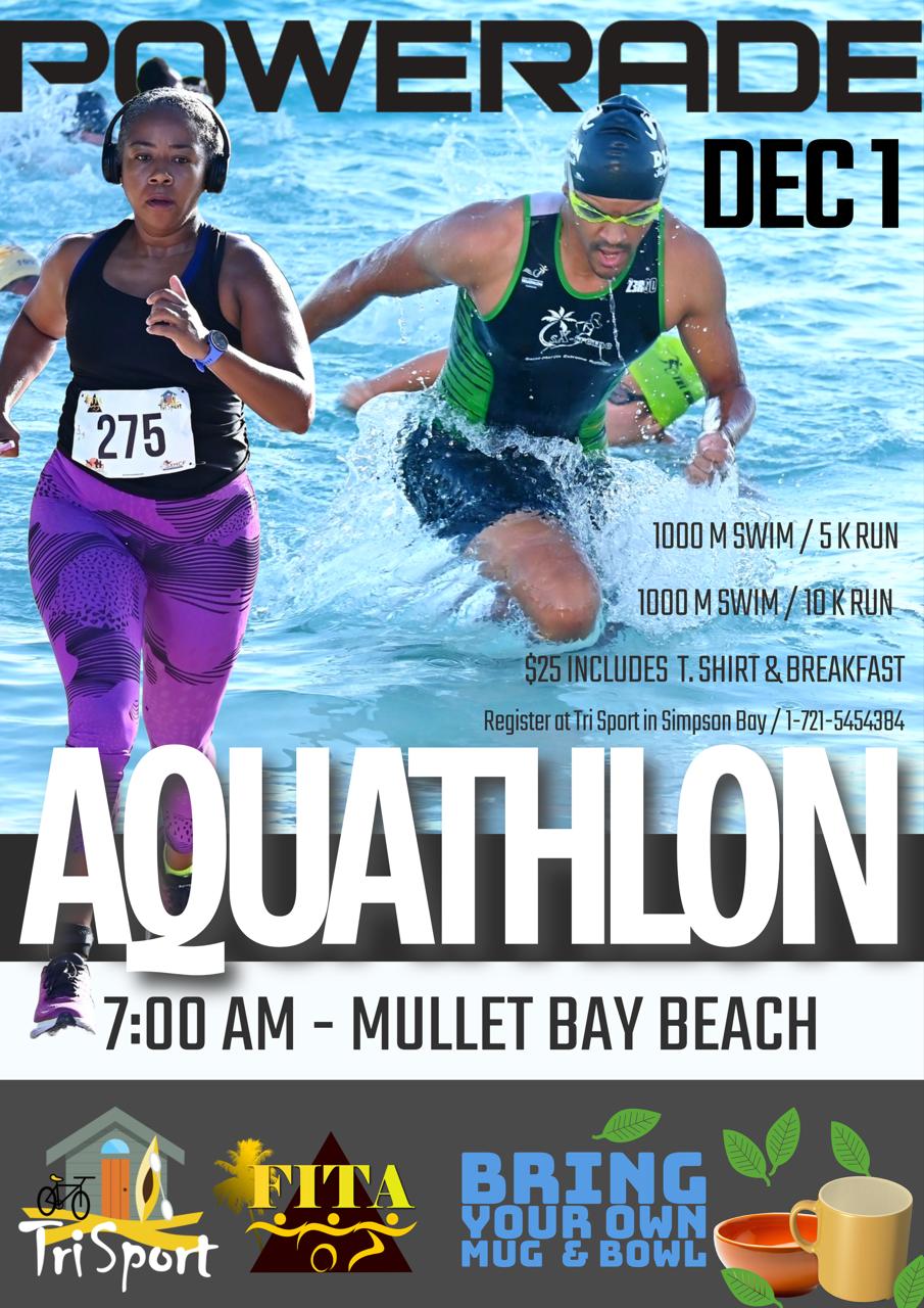 Poster for the Tri-Sport Aquathlon