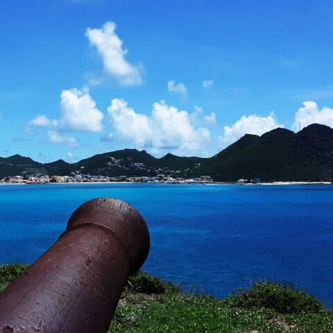 Fort Amsterdam with a view of philipsburg