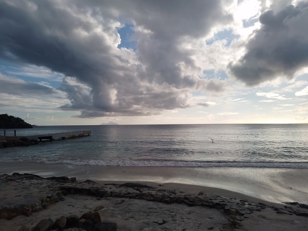 View of Saba taken from Divi Little Bay