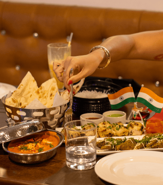 The food menu of Spices of India during the St Maarten flavors month