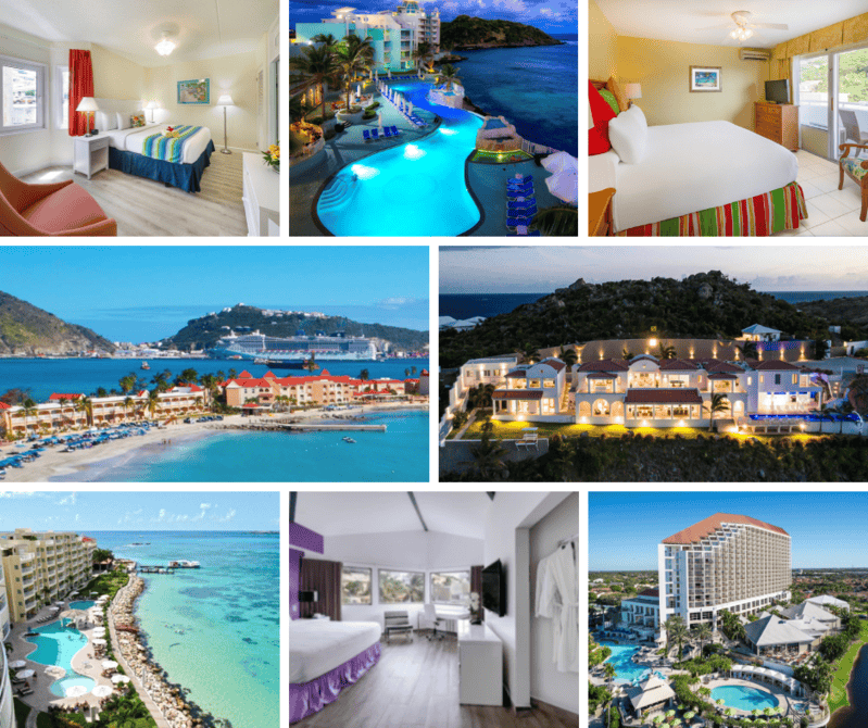 Mixture of accommodations st. maarten auction